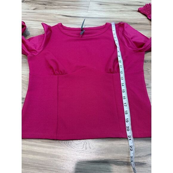 Anthropologie Structured Long Sleeve Top Size medium - Picture 8 of 9